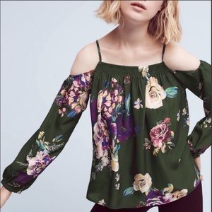 FINAL SALE Anthropologie Maeve Silk Top Xs…